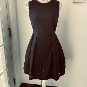Little Black Dress Eyelet detailing size 2